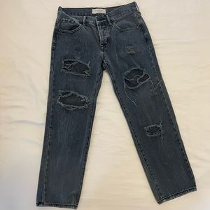 PacSun Cropped Boyfriend Jeans